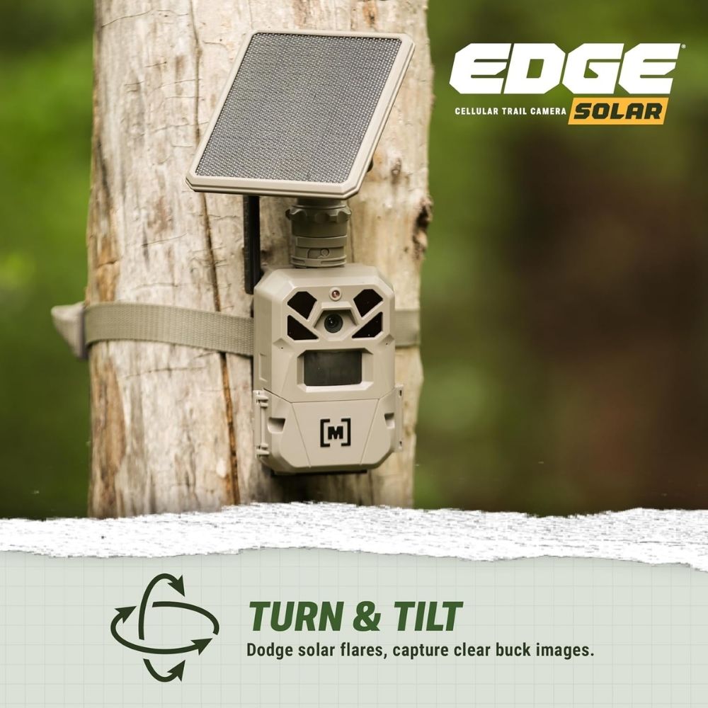 Moultrie Edge Solar Cellular Trail Camera - Integrated Solar, 40MP
