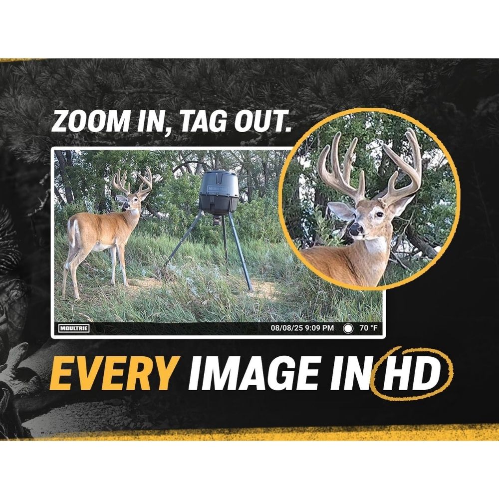Moultrie Edge Solar Cellular Trail Camera - Integrated Solar, 40MP
