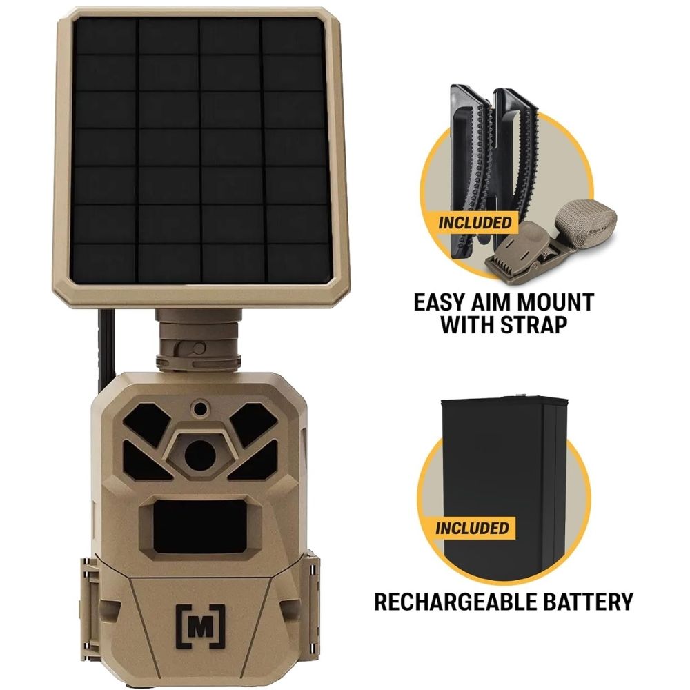 Moultrie Edge Solar Cellular Trail Camera - Integrated Solar, 40MP