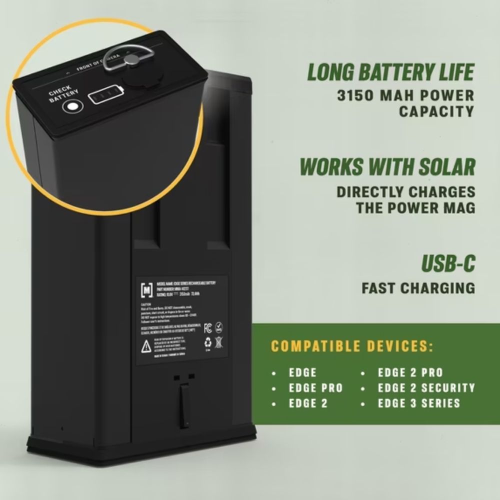 Moultrie Power Mag II Rechargeable Battery for EDGE Series Cameras