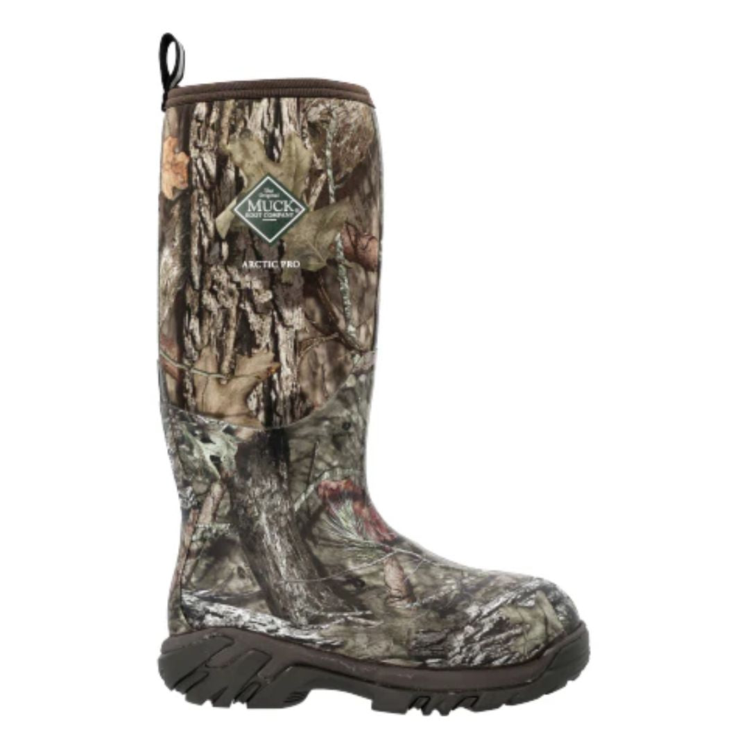 Muck Men's 17" Arctic Pro Waterproof Soft Toe Mossy Oak Country ACPMOCT