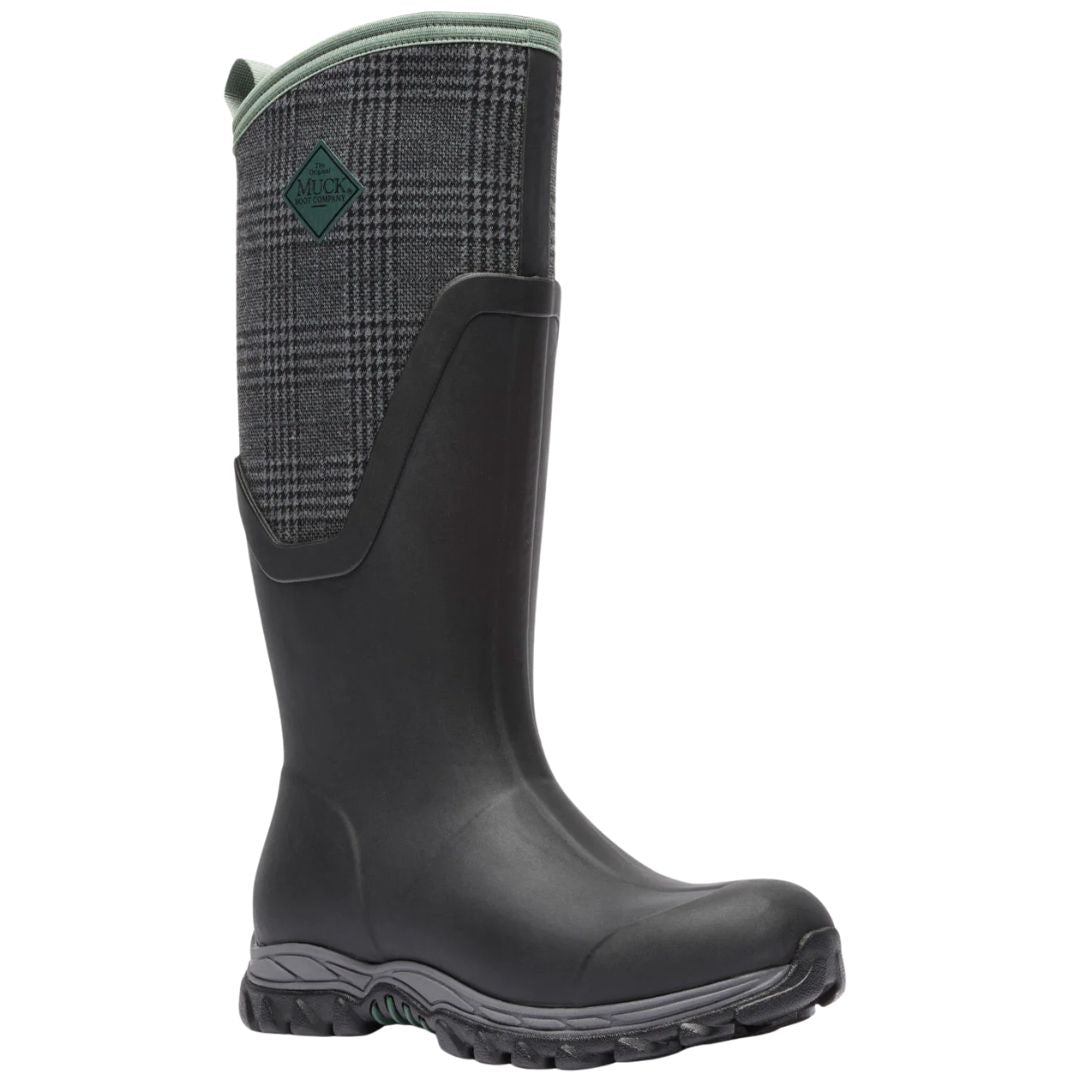Muck Women's Arctic Sport II Tall Boot Black/Plaid