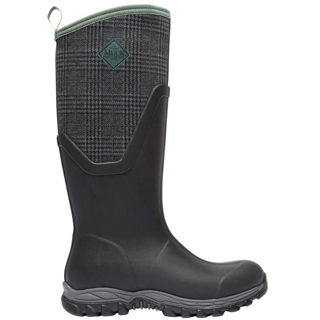 Muck Women's Arctic Sport II Tall Boot Black/Plaid