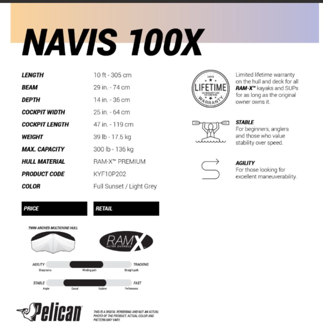 Pelican Navis 100X Kayak #418