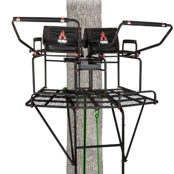 18' Hangout Wrap-Around Deluxe Two Person Ladder Stand