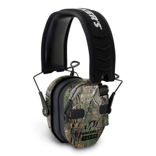 Walker's Razor Slim Shooter Quad Electric Muffs - Realtree Xtra