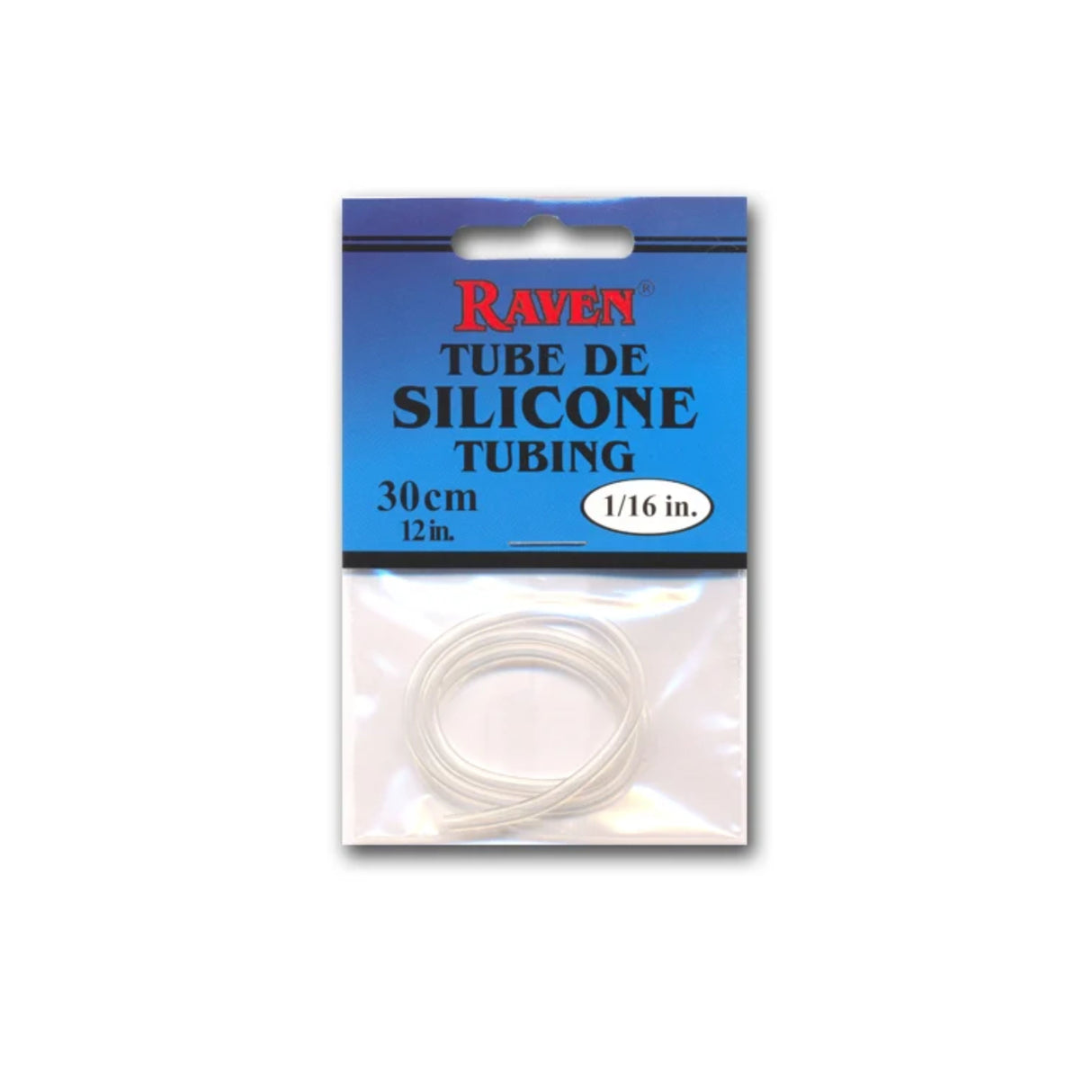Raven Silicone Tubing 3/32" Diameter 12" Length