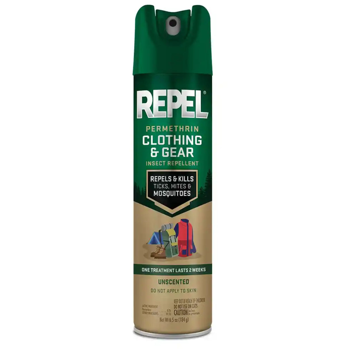 Repel Permethrin Clothing & Gear Repellent Aerosol