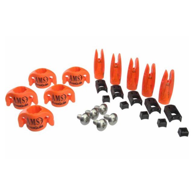 AMS EverGlide Safety Slide Kit for 5/16" Arrows (5/Pkg Orange)