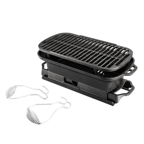 Lodge Cast Iron Sportsman's Pro Cast Iron Grill