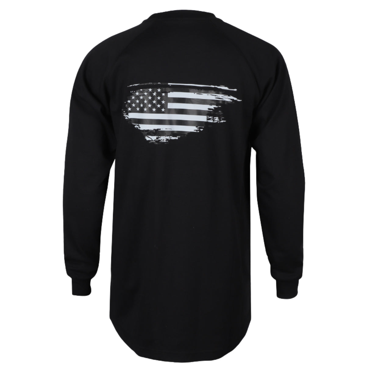 NKE Flame Resistant Flag Graphic L/S Tee Black