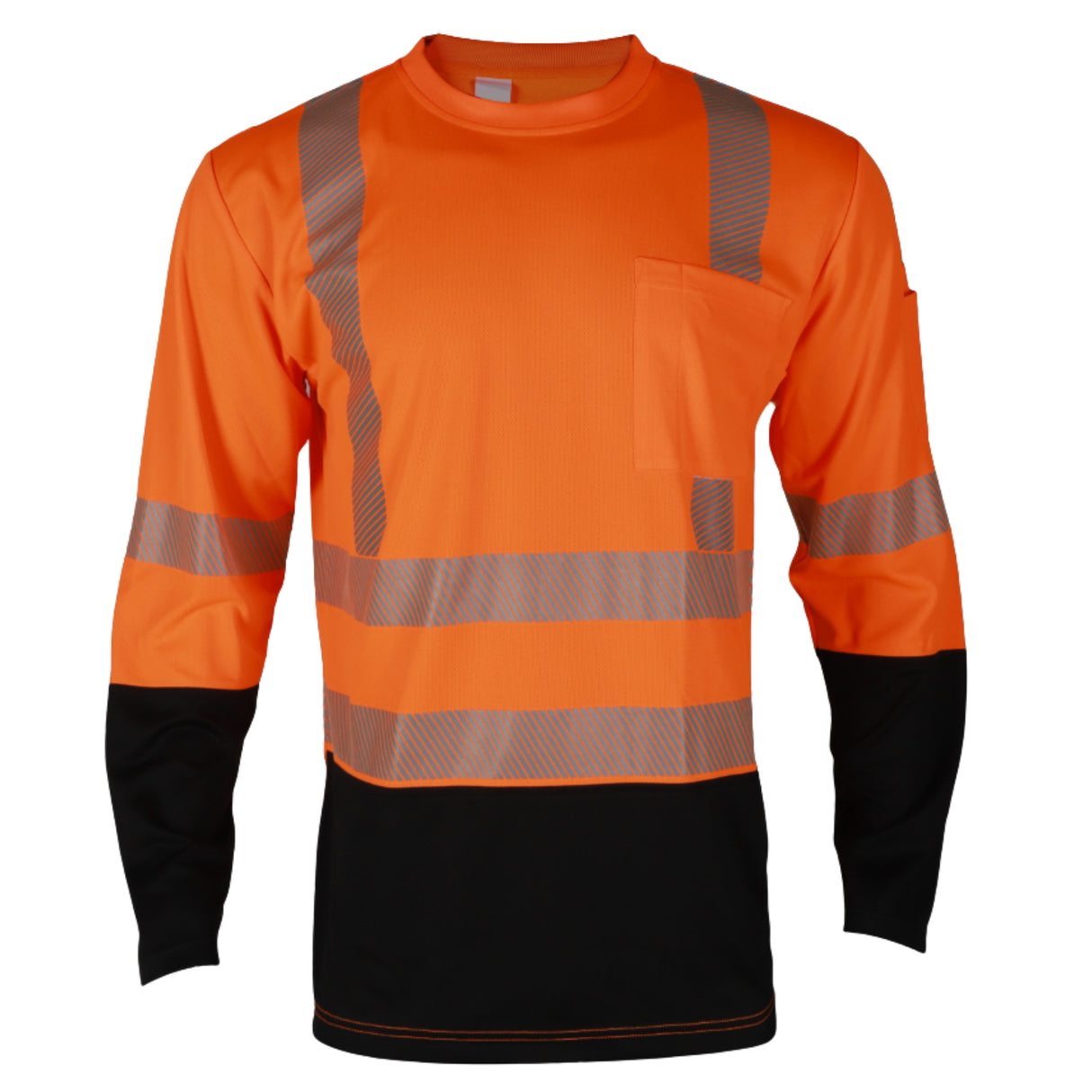 NKE L/S Reflective Shirt Segmented- Orange