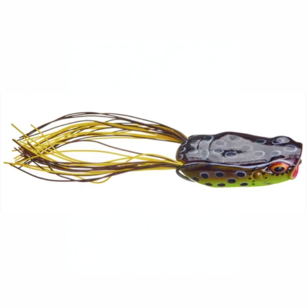 Savage Gear DC Popping Frog Olive Chartreuse 1 2.3" 1/2 oz 3/0