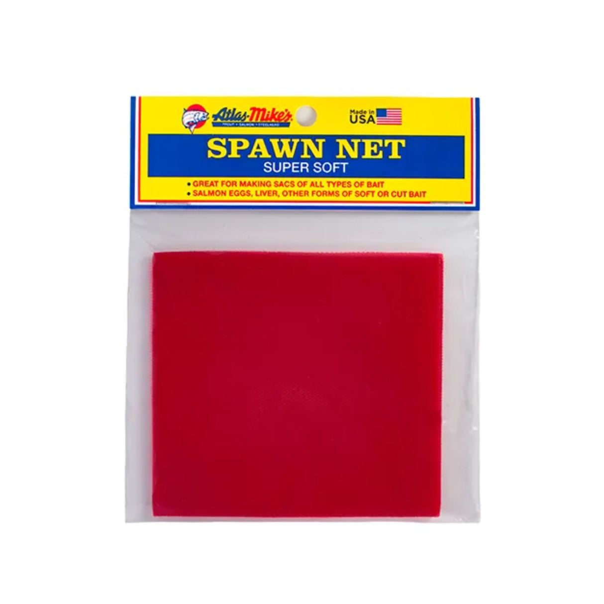 55036 Atlas Mike’s Spawn Net 3″ Squares – Red