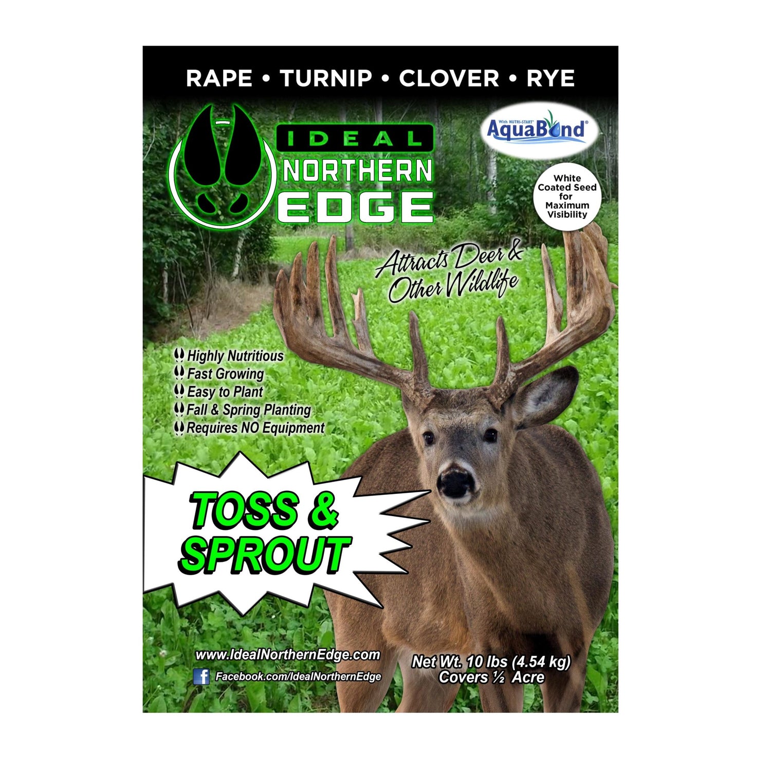 Northern Edge Toss and Sprout Food Plot-2.5lb