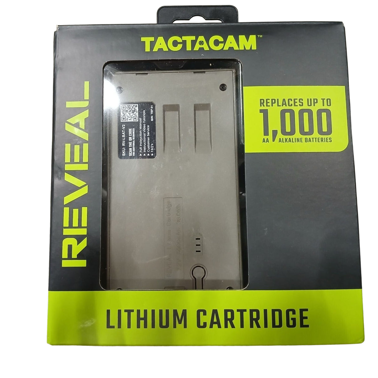 Tactacam Reveal Rechargeable Lithium Battery Cartridge 2.0