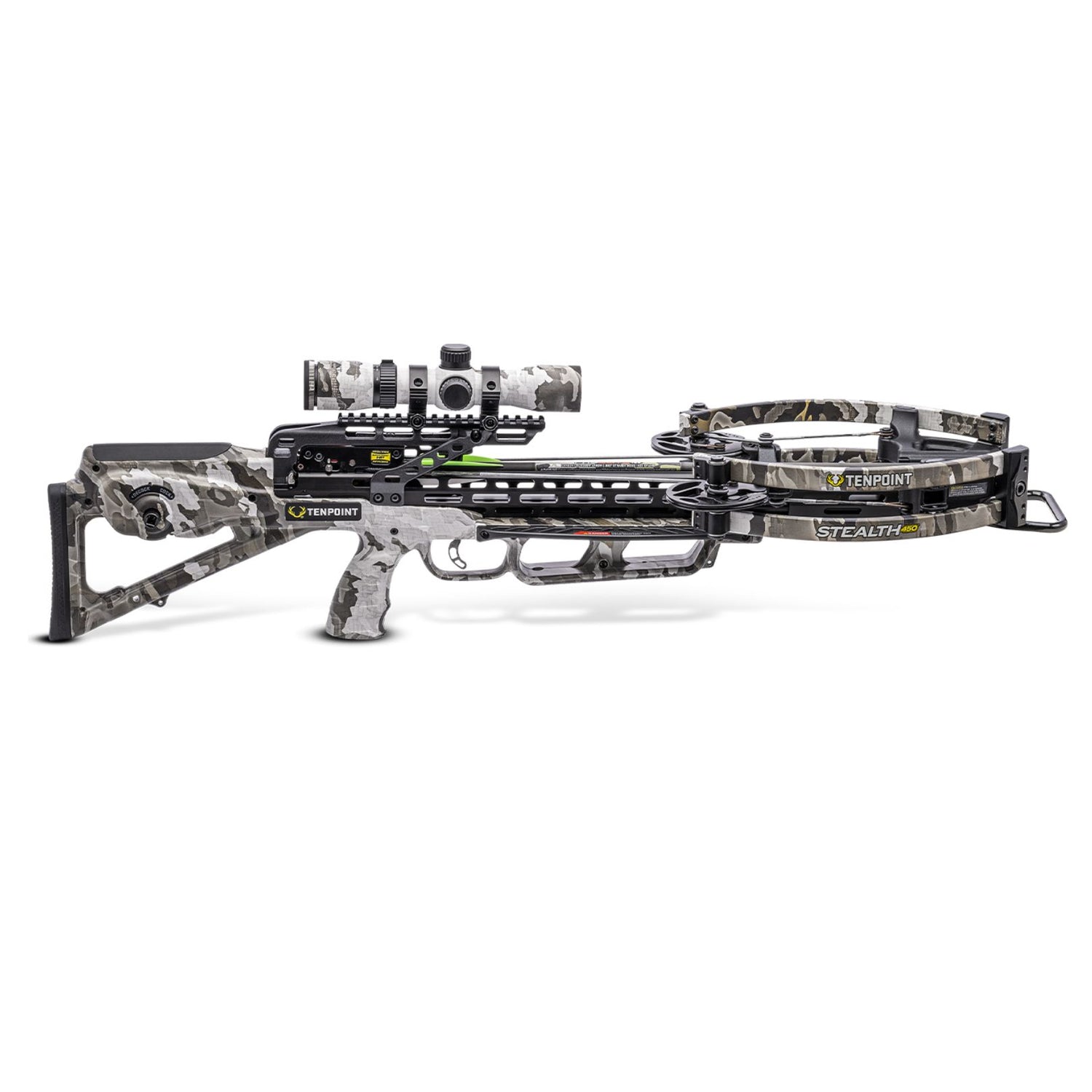 TenPoint Stealth 450R Dealer Special, Acu-Slide, Camo Rangemaster Scope