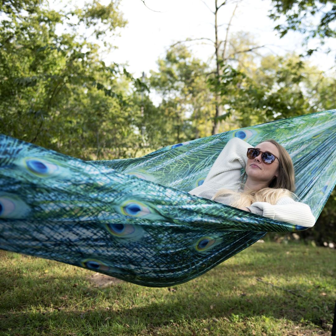 Denovo Equip 1P Photo Real Hammock - Peacock