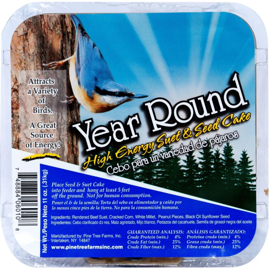 Birdwatchers 11oz Year Round Hi Energy Wild Bird Suet - 12pk