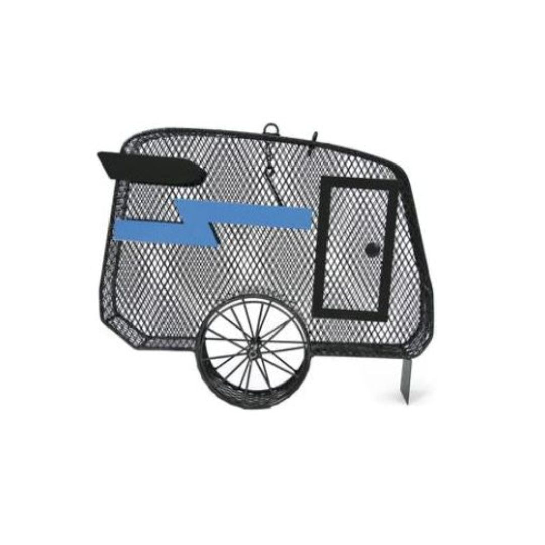 Camper Bird Feeder for Seed Cakes, Peanuts and Sunflower Seeds