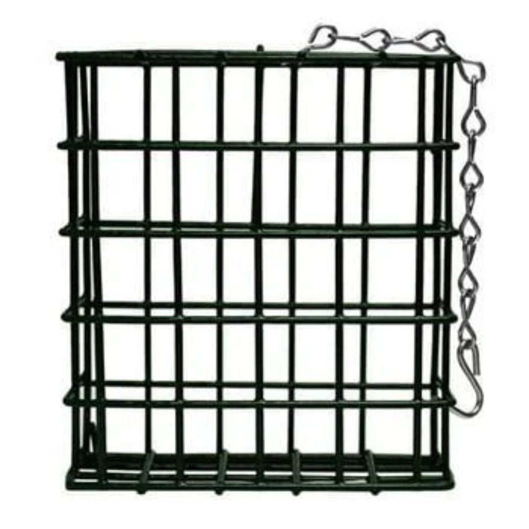 Premium Single Suet Cake Feeder - Durable Metal Design for Bird Enthusiasts