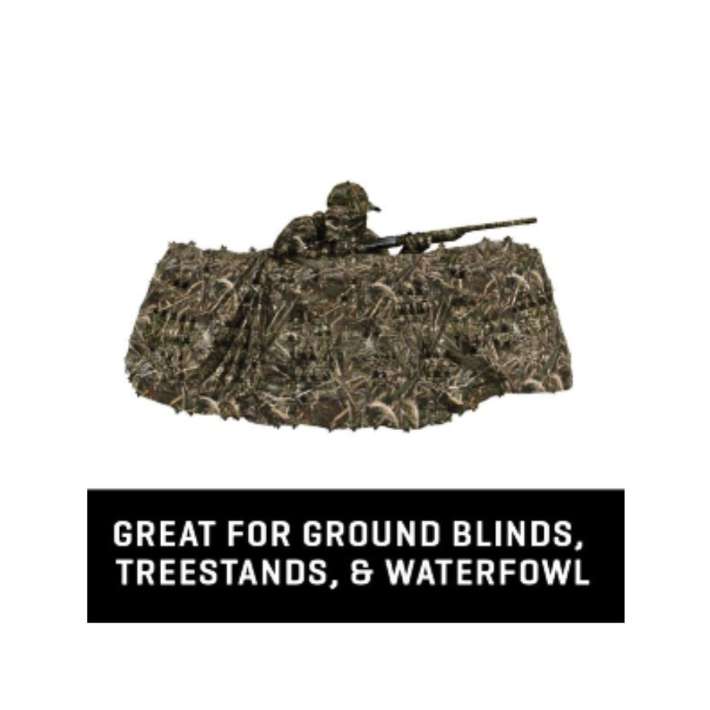 Vanish 3D Leafy Omnitex Hunting Blind, Realtree Max-5, 12ft X 56in