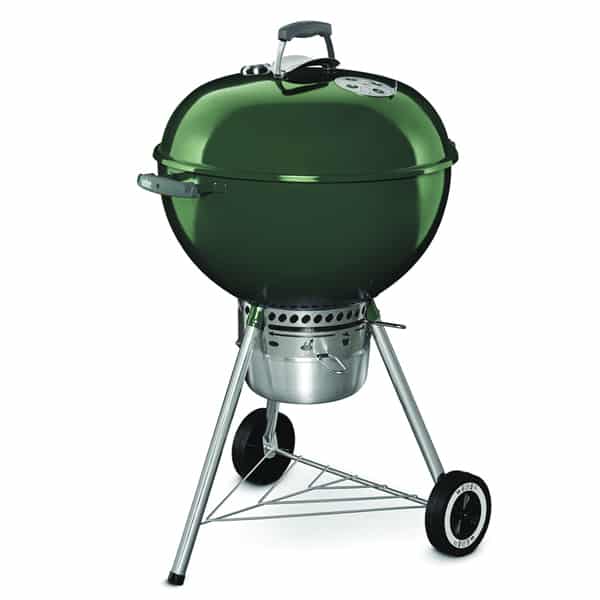 Weber 22" Original Charcoal Premium Kettle Grill Green #10