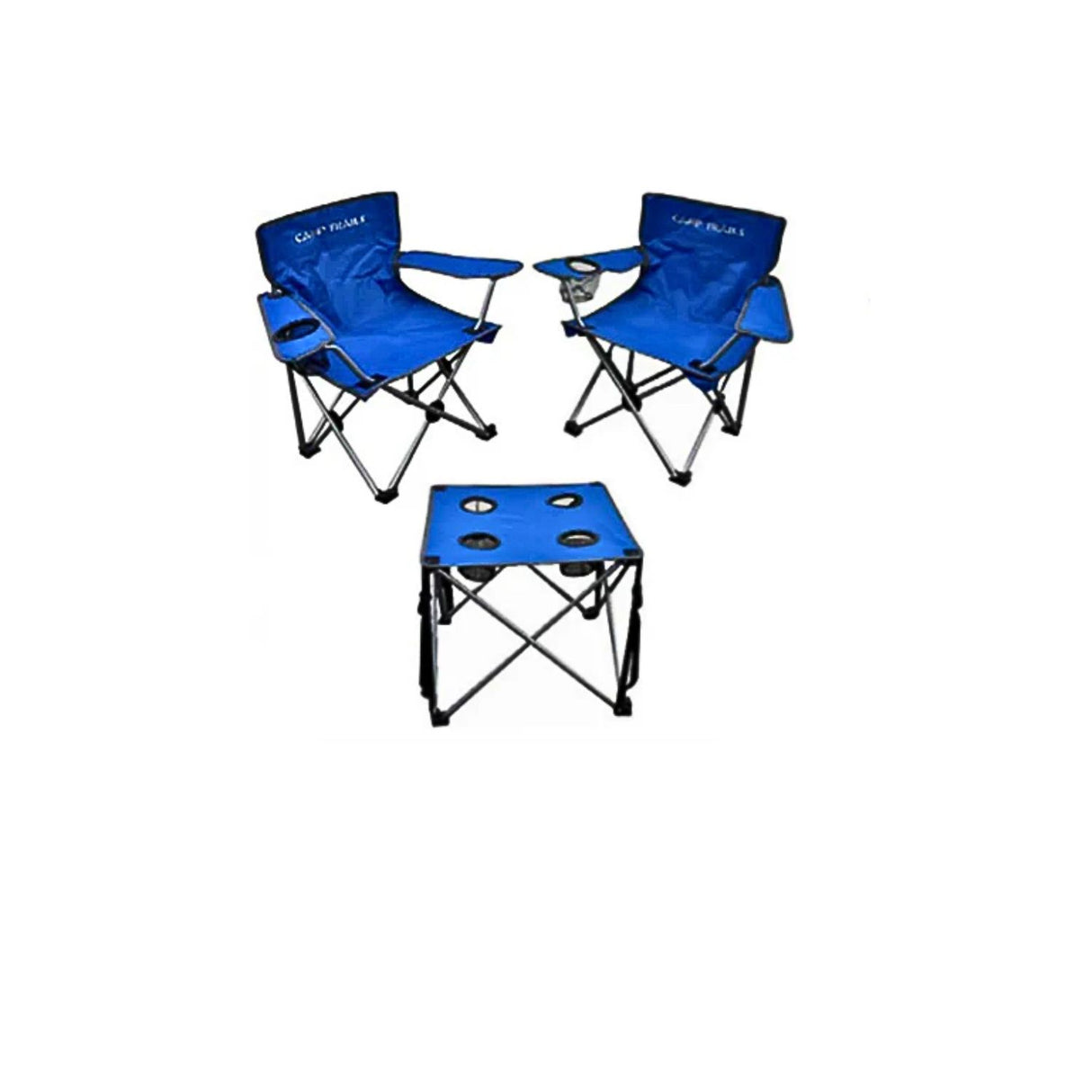 World Famous Sports Kids Folding Chairs and Table Combo With Storage Bag