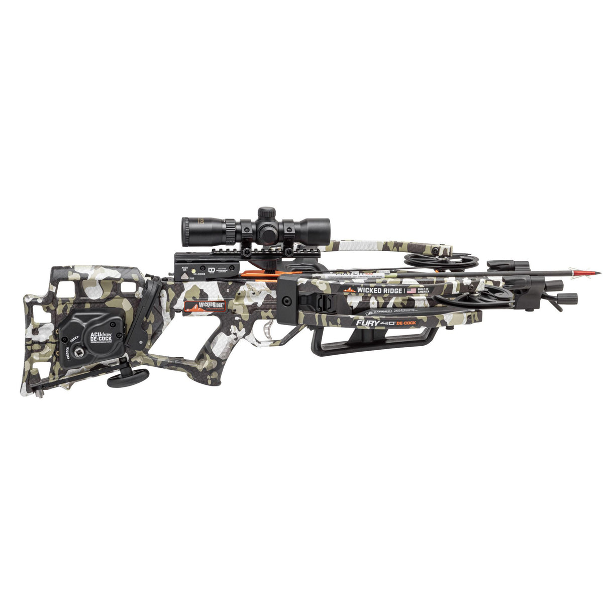 Wicked Ridge Fury 410 De-Cock Acudraw Crossbow Pkg