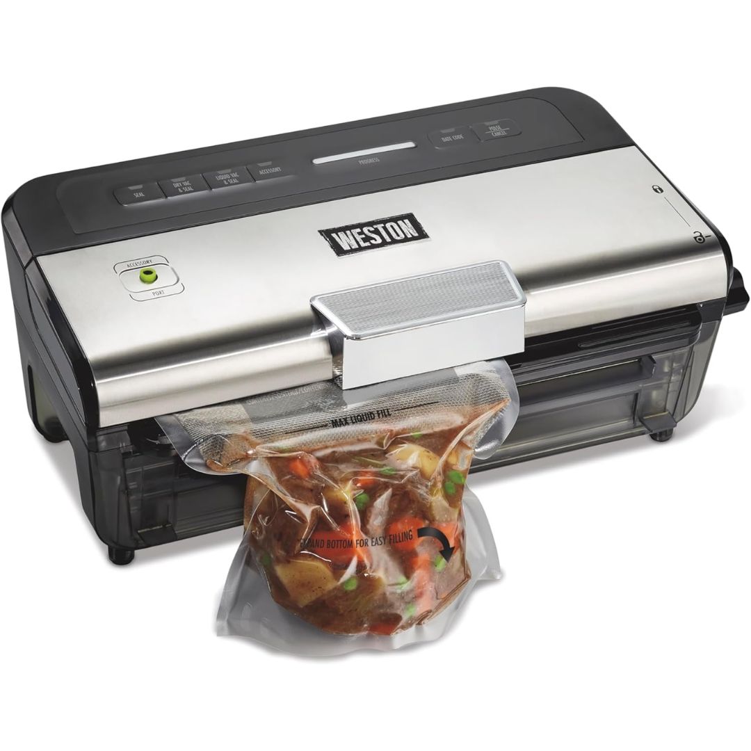 Weston Liquid & Dry Food Vac Sealer 11" with Date Stamp