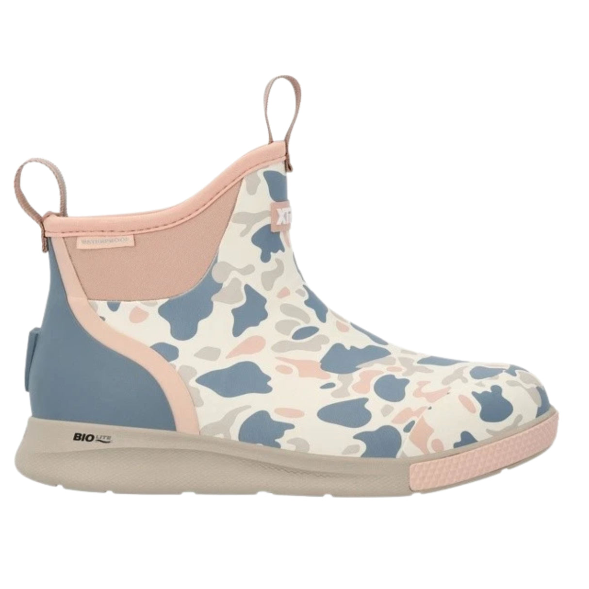 XTRATUF 6” Women’s Ankle Deck Boot Sport Ivory Duck Camo