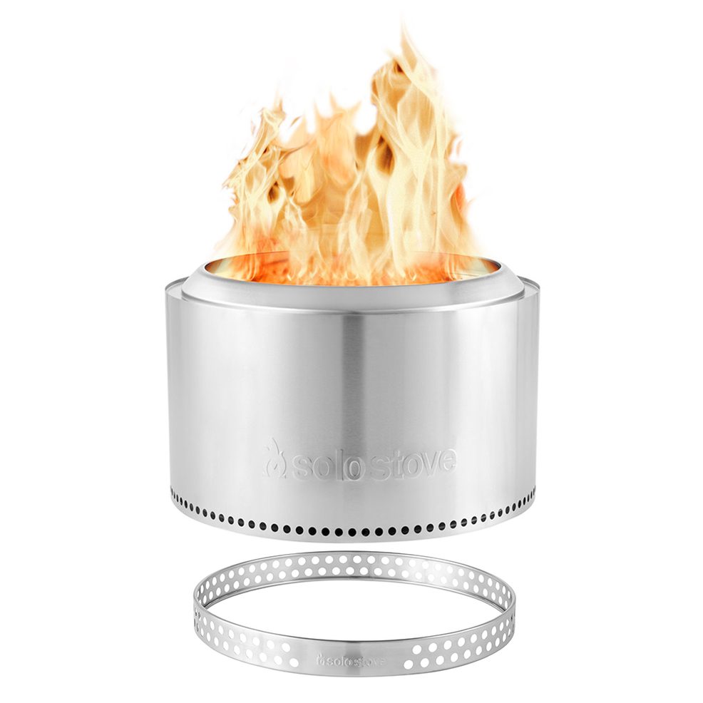 SOLO STOVE - YUKON FIRE PIT 2.0 BUNDLE WITH STAND AND COVER