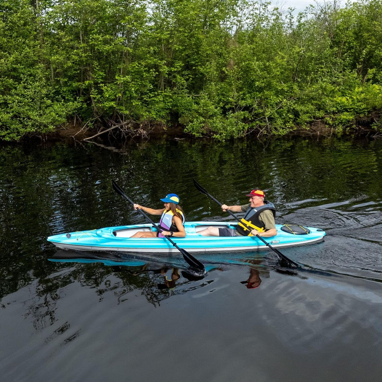 Kayak # 312 Alliance 136T Fade Turquoise White/White/White Tandem