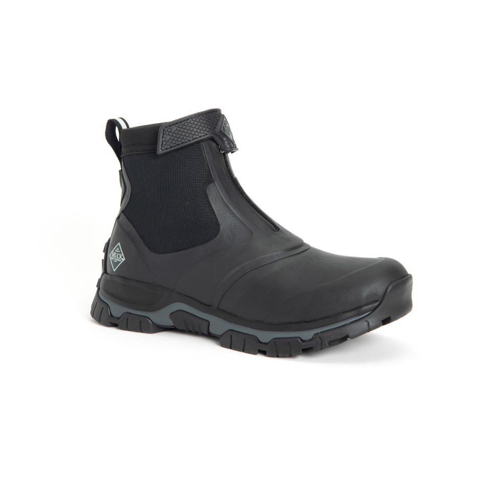 Muck Men's Apex Mid Zip Hunting Boot - Black