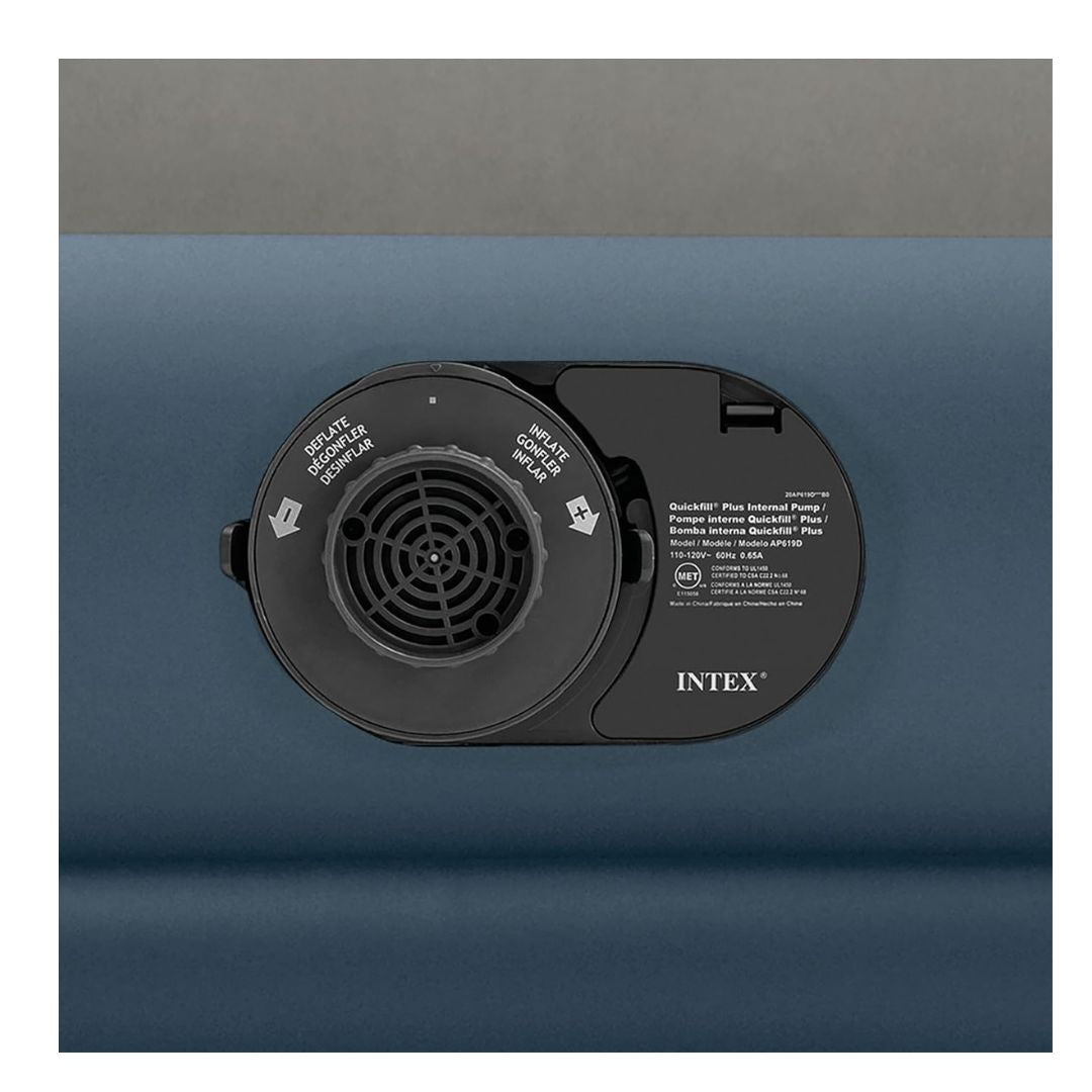 Intex Queen 12" Pillow Rest Airbed Built In Pump