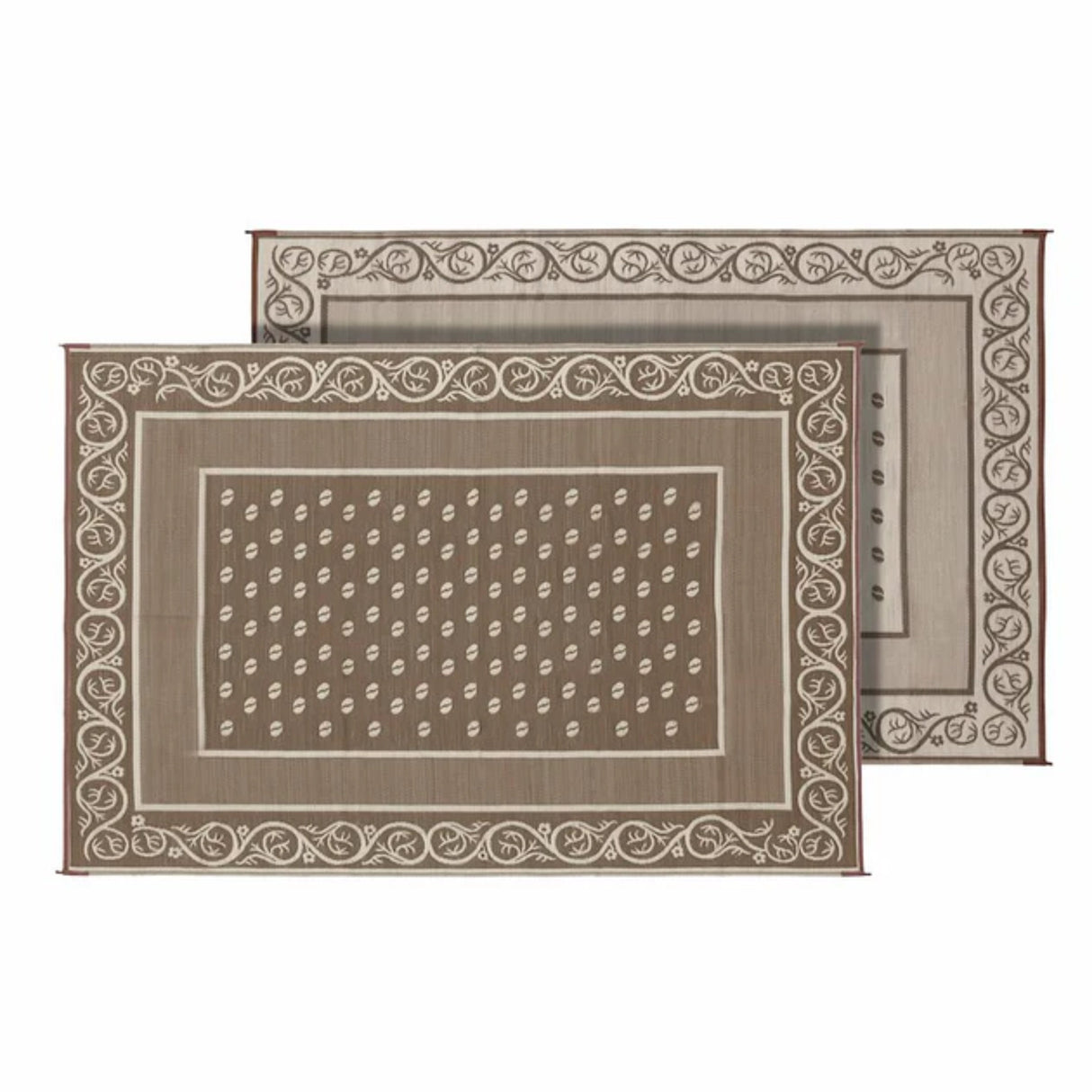 Faulkner Beige Vineyard Patio Mat 8' x 20'