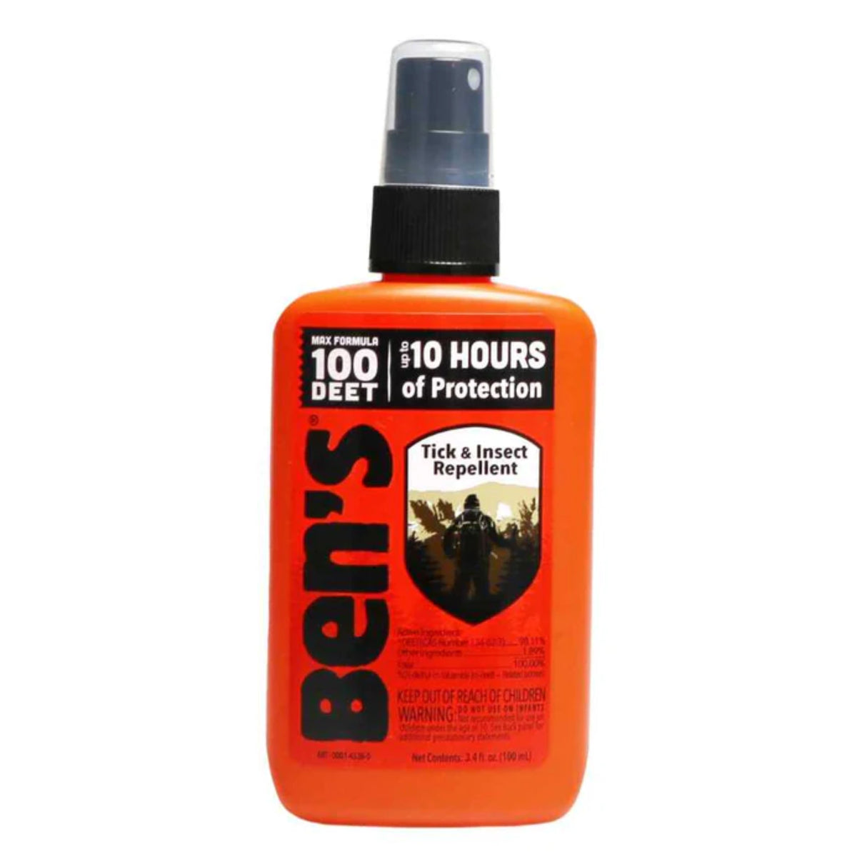 Ben's 100% Deet Tick and Insect Repellent Pump 3.4oz