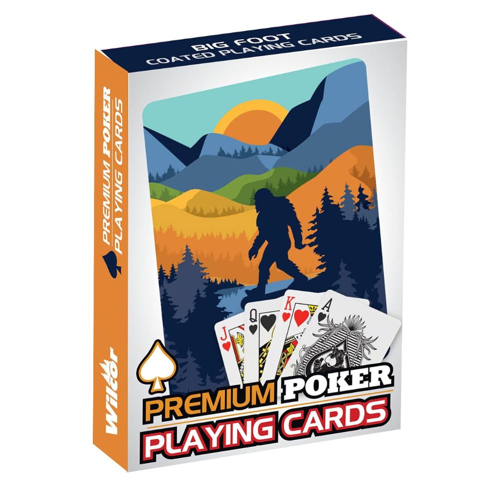Bigfoot Scene Playing Cards MSC2623