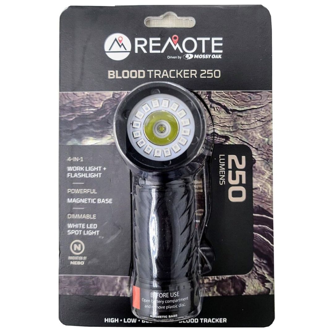 Remote Blood Tracker 250 Lumen Rechargeable Flashlight