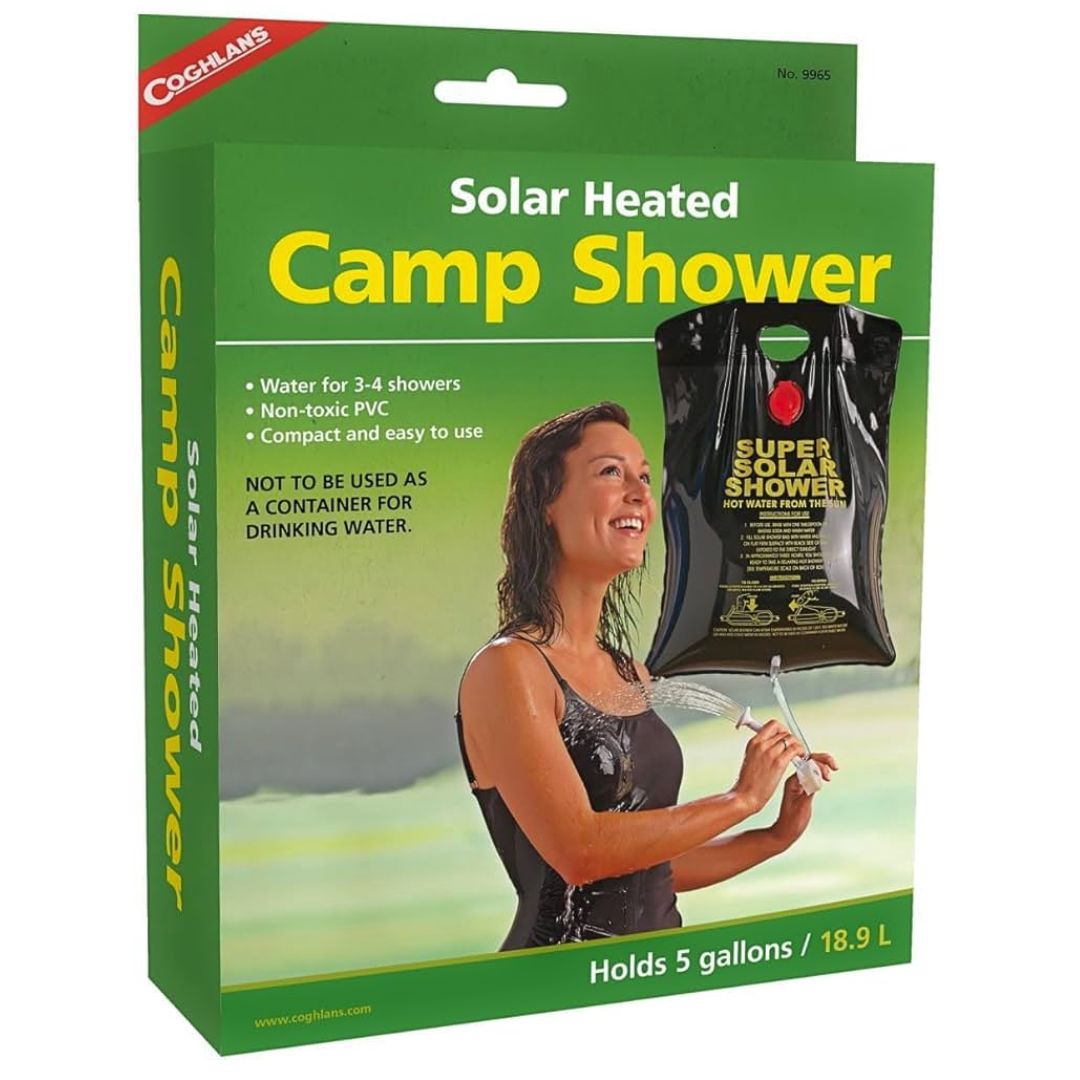 Coghlan's Solar Heated 5 Gallon Camp Shower