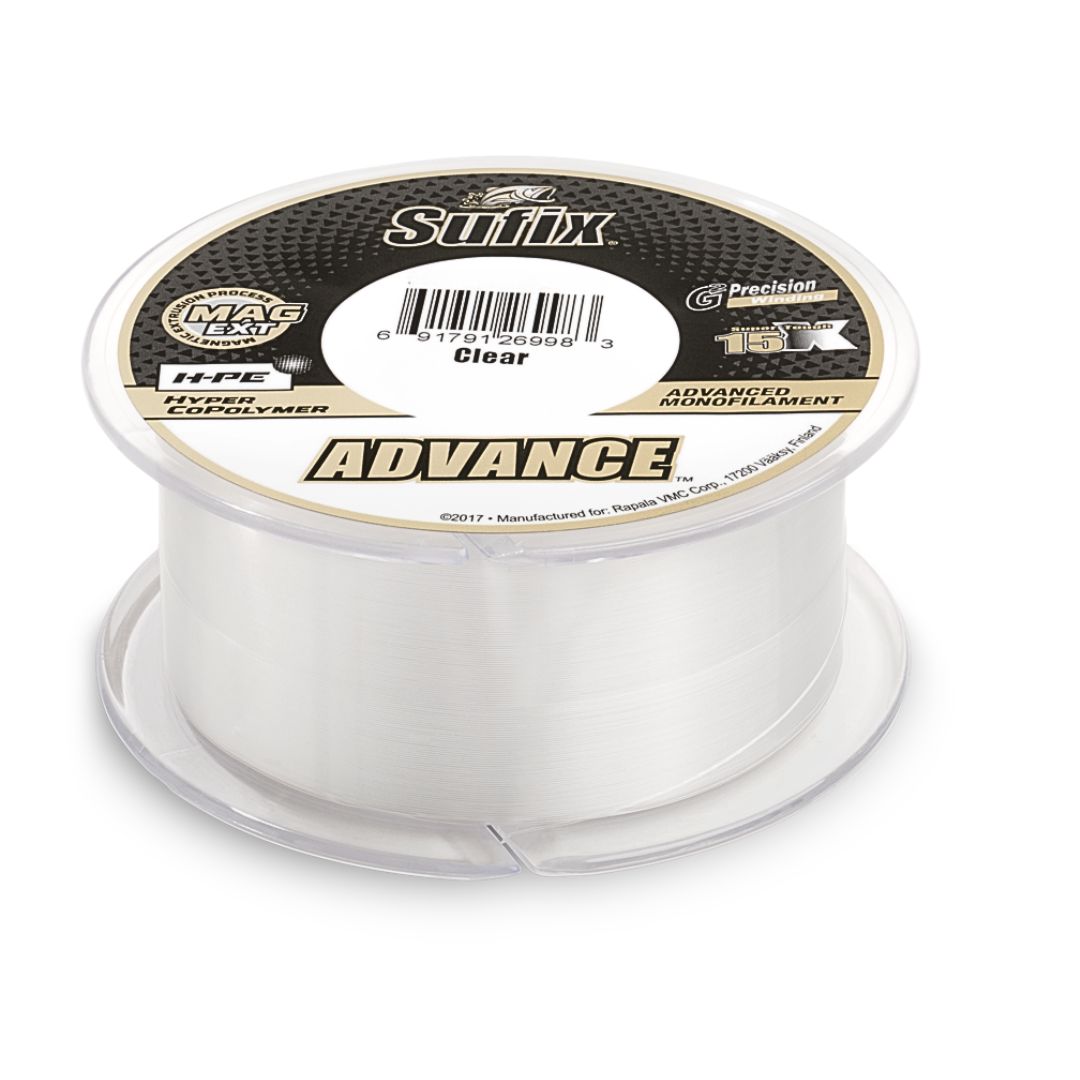Sufix Advance Clear Monofilament 250-330 Yard Spools main image 0