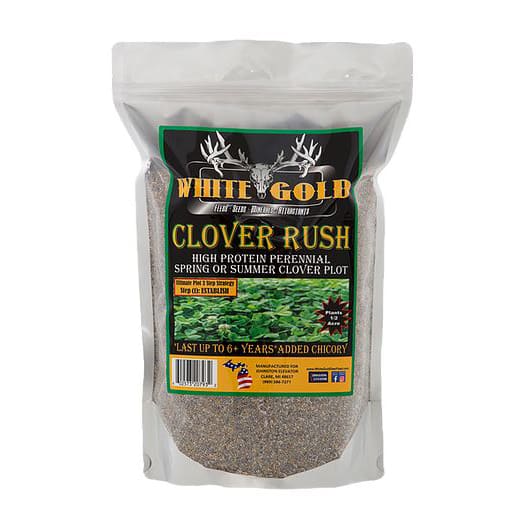 White Gold Clover Rush 5lb Bag - Covers 1/2 Acre