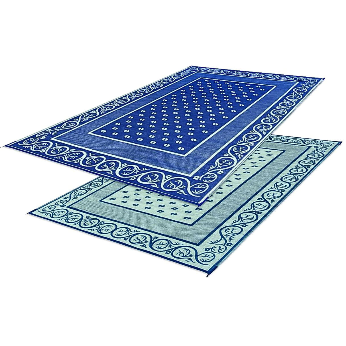 Faulkner Blue Vineyard Patio Mat 8'X20'