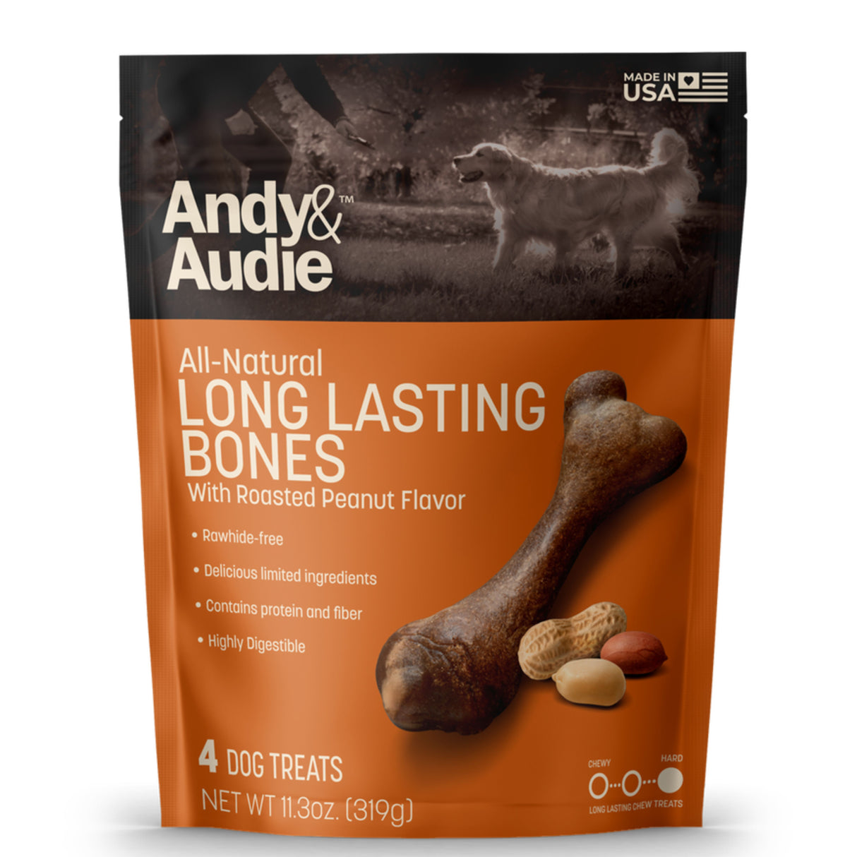 Andy & Audie Rawhide Alternative Treat For Dogs