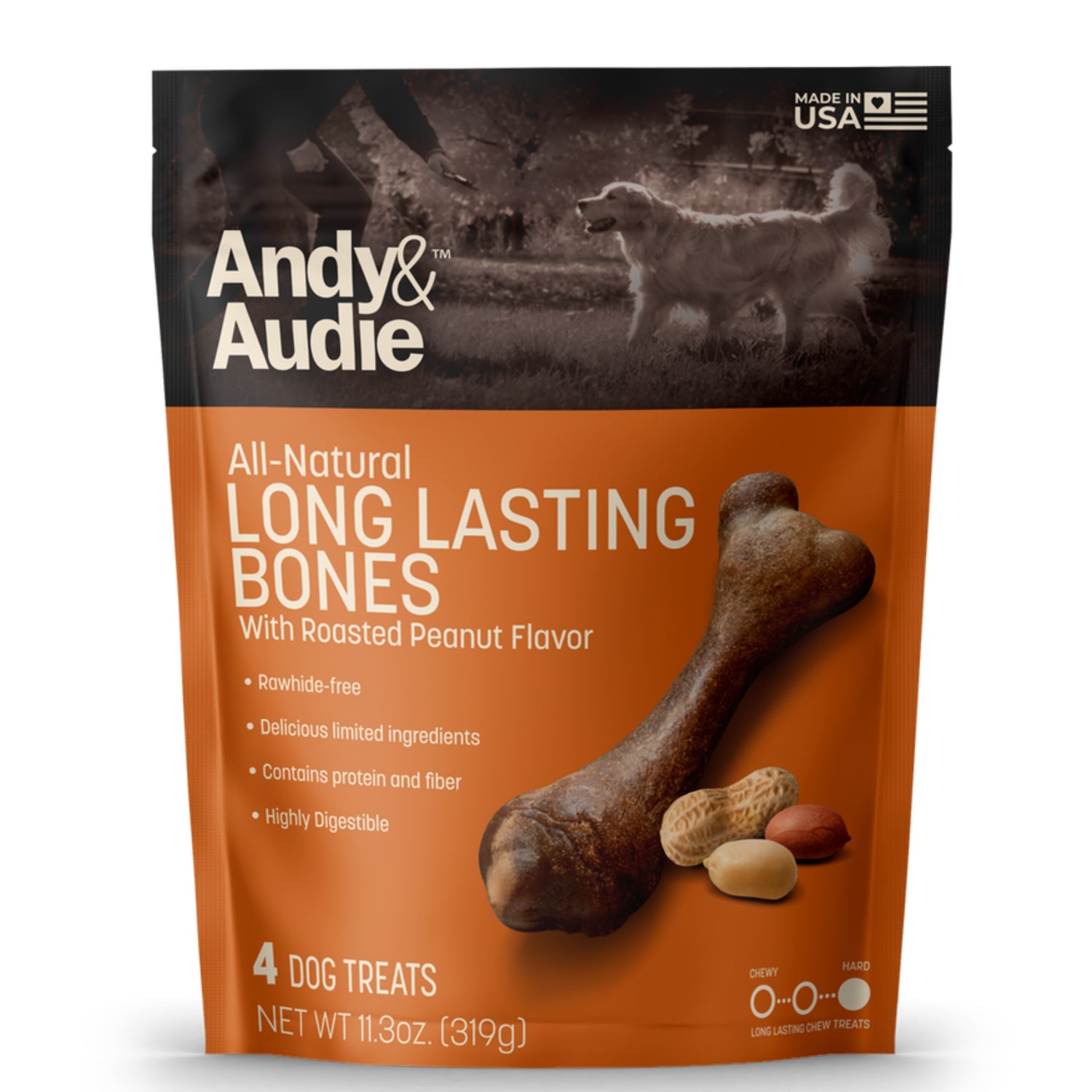 Andy & Audie Rawhide Alternative Treat For Dogs