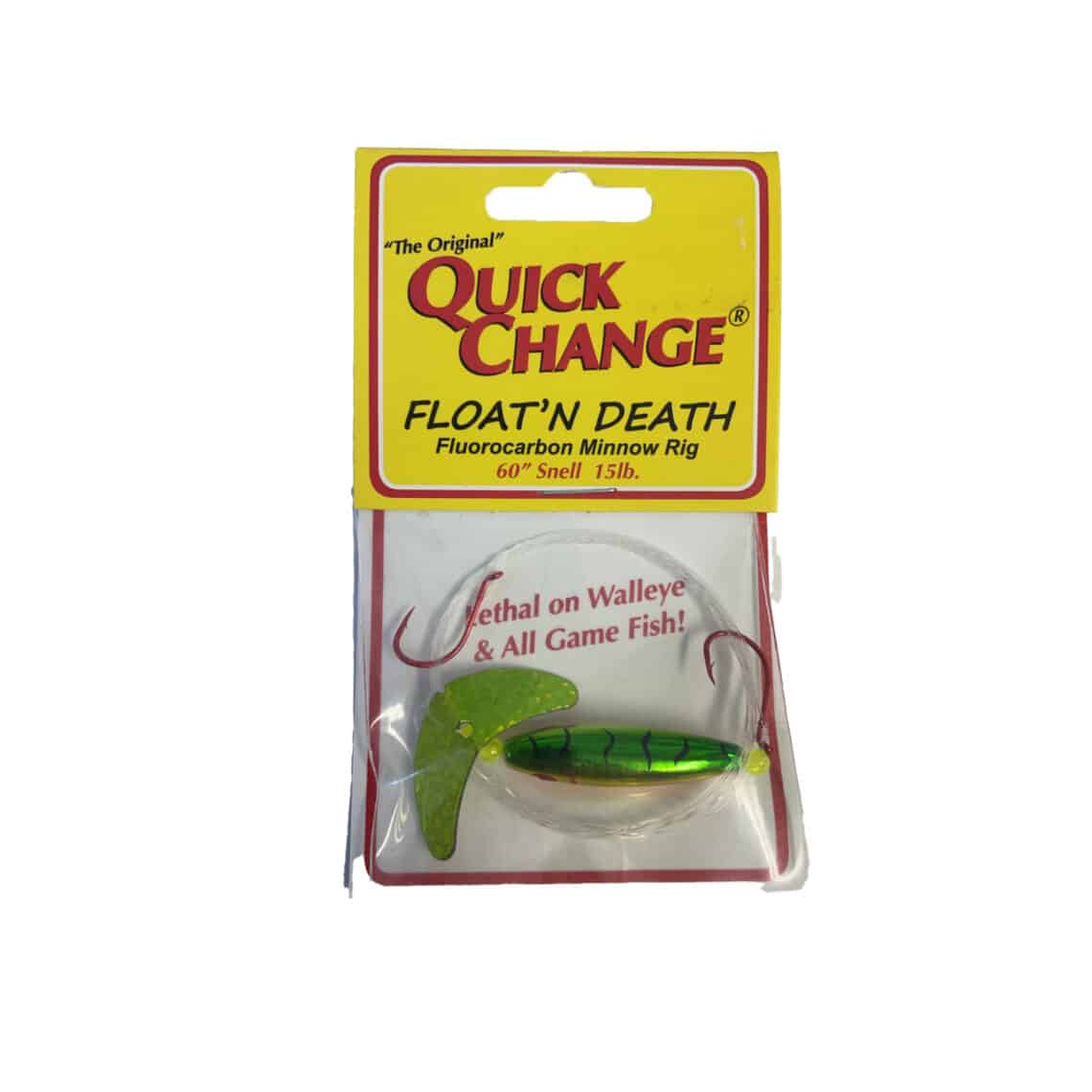The Original Quick Death - Float 'N Death Wing Blade Minnow Rig