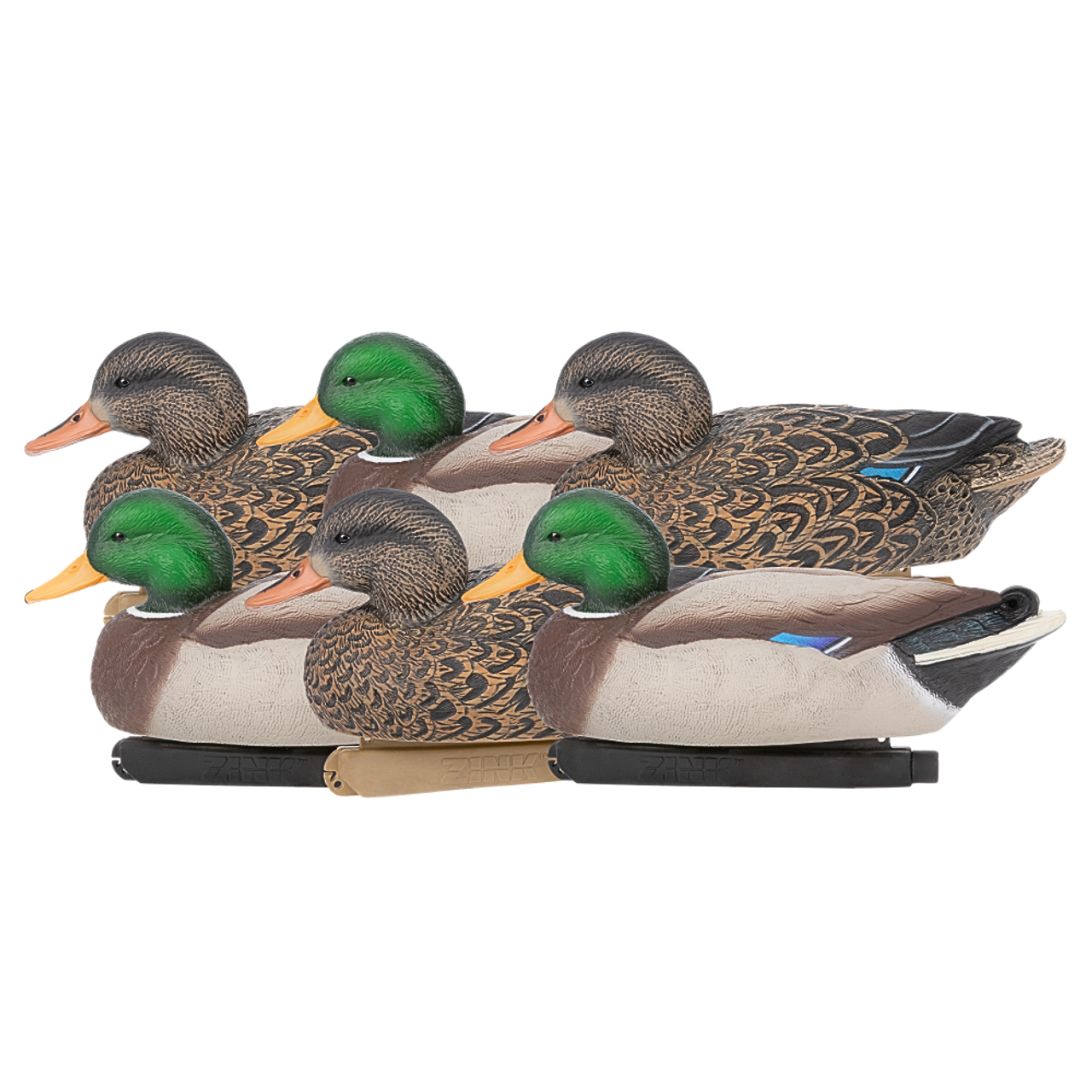 Zink Mallard Floater Decoys 6pk