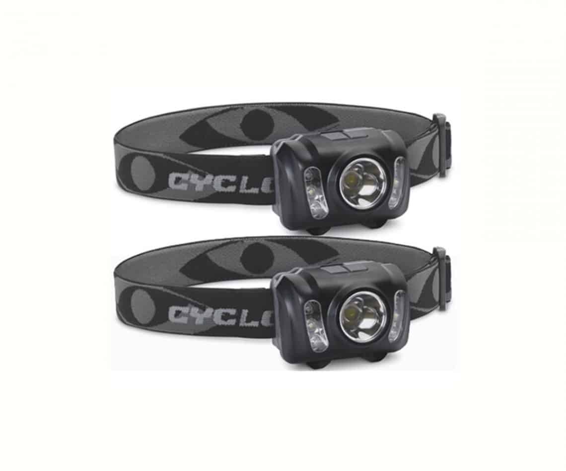 Cyclops Quad Mode LED Headlamp - 210 Lumens - 2pack