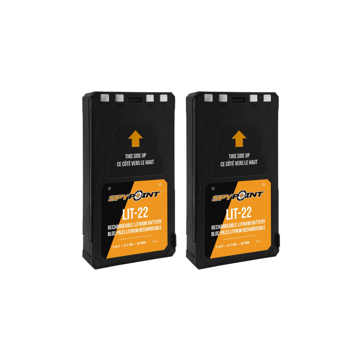 Spypoint LIT-22 Rechargeable Lithium Battery Duo Pack