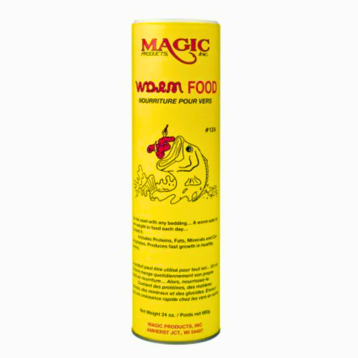 Magic Worm Food 24oz Canister